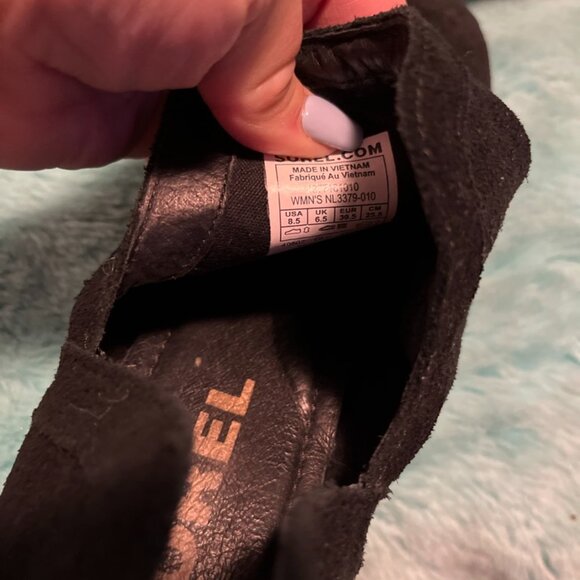 Black Sorel Bootie Women's Size 8.5 - Picture 5 of 7